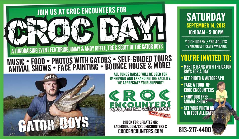 croc day postcard